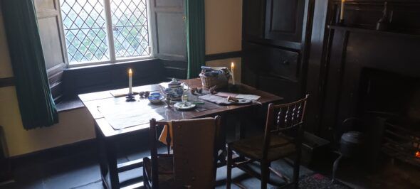 Habitación donde escribía Wordsworth en Dove Cottage.