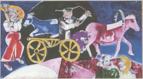 Marc ChagallLe Marchand de bestiaux [El vendedor de ganado], c. 1922-1923