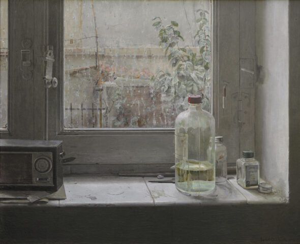 Isabel Quintanilla. 'Ventana con lluvia', 1970. Colección privada