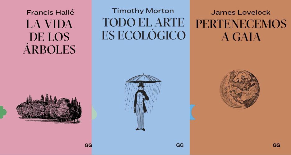 Portadas de tres volúmenes de la editorial GG.