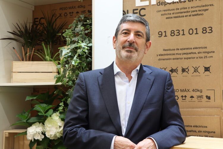 Luis Moreno es director general de Ecolec entidad encargada del reciclaje de los residuos de aparatos eléctricos y electrónicos. Foto: Ecolec.