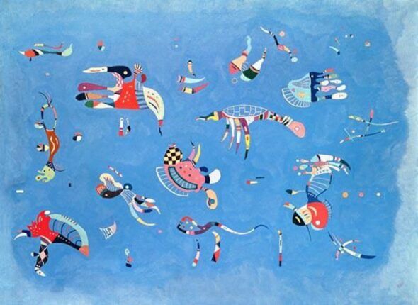 'Azul cielo' de Vasili Kandinski