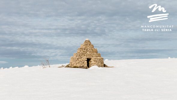 Paisaje de lo más fotogénico en el entorno de la Mancomunitat Taula del Sénia. 