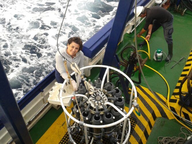 La directora del Instituto Español Oceanógrafico (IEO), María del Carmen García