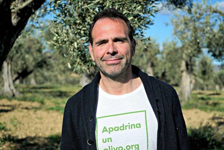 Alberto Alfonso, fundador de la asociación 'Apadrina un olivo'.
