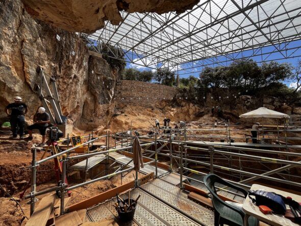 Excavación de Atapuerca. 