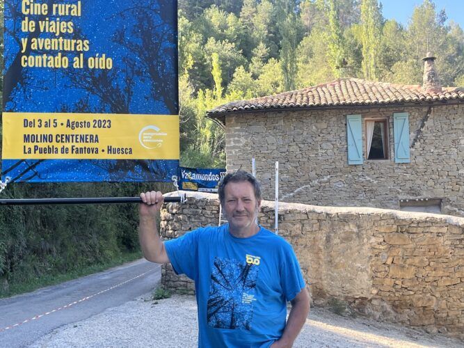 Javier Selva es el impulsor y creador del festival de cine Vagamundos.