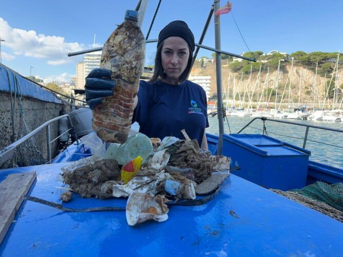 Miriam Artacho, patrona de barco de pesca.