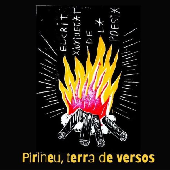 Cartel del festival Pirineu Terra de versos.