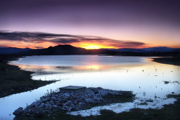 Embalse de Santillana en Manzanares el Real. Madrid. Foto: Óscar Paraleda.