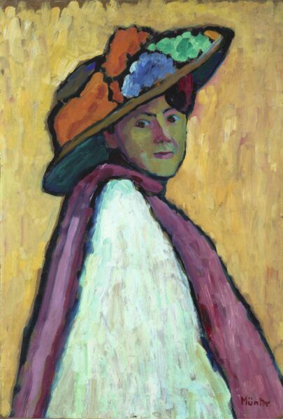 Gabriele Münter. Retrato de Marianne von Werefkin, 1909 (Portrait of Marianne von Werefkin)