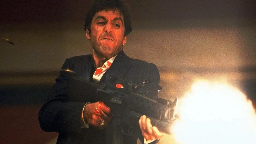 Al Pacino, como Tony Montana, en ‘El precio del poder’.