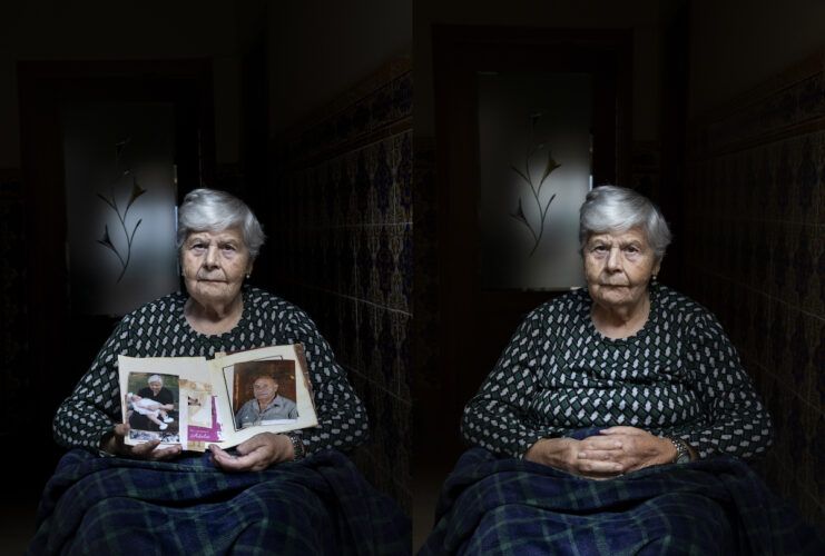 Rosa Alabau, la tía Rosa, tiene 85 años, su esposo Francisco Tamari, el tío Paco, falleció hace ya nueve. Foto: Victoria Iglesias.