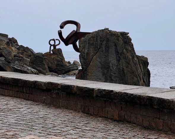 El Peine del Viento de Chillida en San Sebastián. Foto: M. Cuéllar 