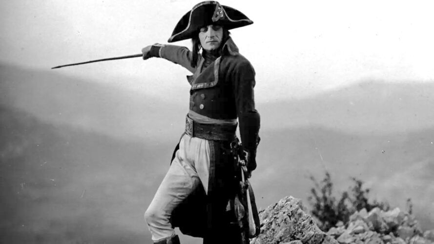 El actor Albert Dieudonné caracterizado como Bonaparte en ‘Napoléon’ de Abel Gance.