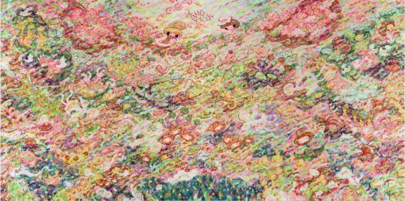 Ayako Rokkaku. Paraíso, 2025. Colección Blanca y Borja Thyssen- Bornemisza