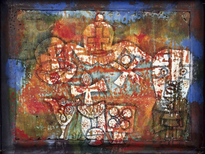 Paul Klee. 'Porcelana china', 1923. Museum Berggruen, Neue Nationalgalerie, Stiftung Preußischer Kulturbesitz, Berlín.