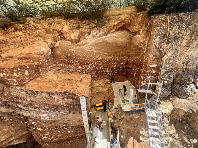 La Trinchera del Ferrocarril en Atapuerca. Foto: Rosa M. Tristán.