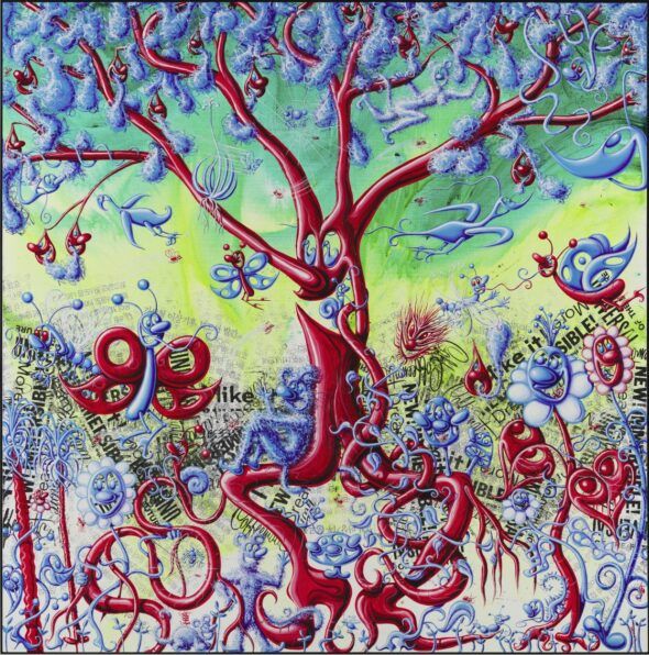 Kenny Scharf. 'Junglematic', 2023. Colección Blanca y Borja Thyssen- Bornemisza © Kenny Scharf
