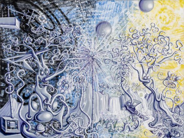 Kenny Scharf. 'TWILIGHTZONE', 2025. Cortesía del artista y Almine Rech © Kenny Scharf. 